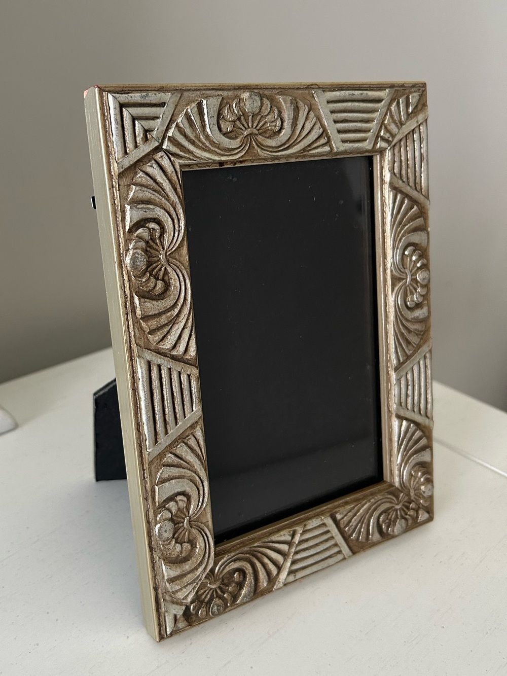Roma Ornate Gold Silver Tone Wood Frame